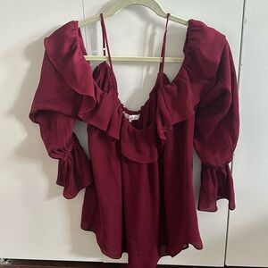 Parker Off the shoulder strappy top